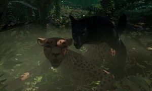 'Human x furry animation (wildlife game)'