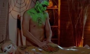 'LETSDOEIT - Big Tits Masked Chick Kalya Green Enjoys Spooky Dick In Hot Halloween Sex Session'