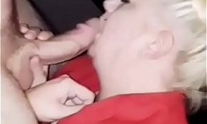 Stellar cougar wifey filmed by hubby as she ultimately bj's the hefty milky sausage sans using her forearms that she has daydreamed about for tri