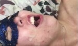 Getting fucked in the ass while talking about husbands best friend facial cumshot ending