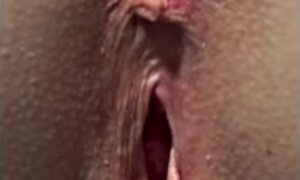 Wet juicy gaping Pussy fart compilation