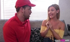 Addison Lee Her Husband Sharing Wife With Pizza Boy.mp4