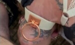 Watch baby girls throat bulge from daddyâ€™s cock