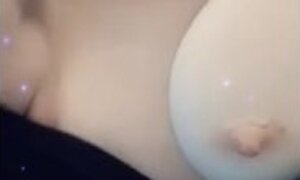 Touching my beautiful tits