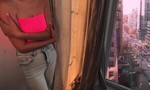 Hot Step Mom tears Jeans and Says "Fuck and Get me pregnant before your dad gets home!