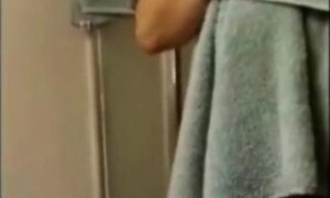 Shower caught on phone cam