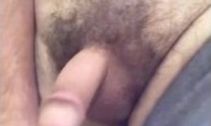 Hairy Daddy Flimsy Shorts Dick Floppping