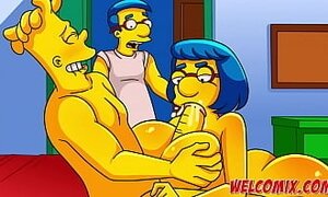 Barty fucking his friend&#039_s mother - The Simptoons Simpsons porn
