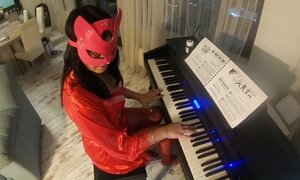 MilfyCalla ep 114 My nymphomaniac stepmom fucks piano teacher